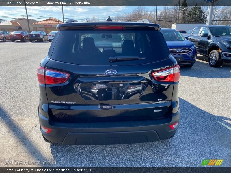 Shadow Black / Ebony Black 2020 Ford EcoSport SE