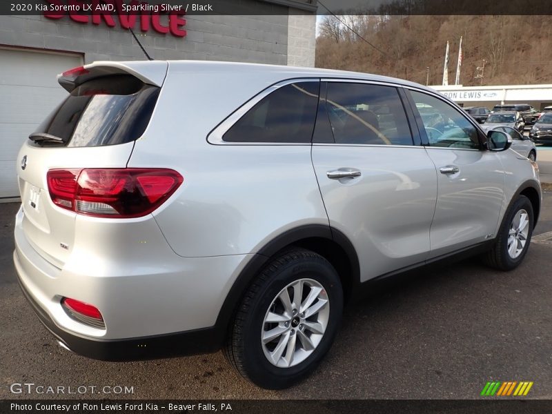 Sparkling Silver / Black 2020 Kia Sorento LX AWD