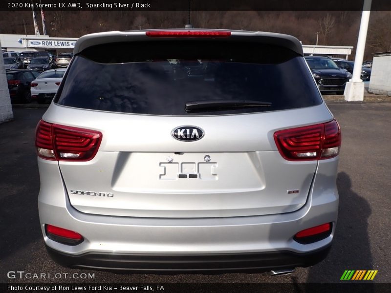 Sparkling Silver / Black 2020 Kia Sorento LX AWD
