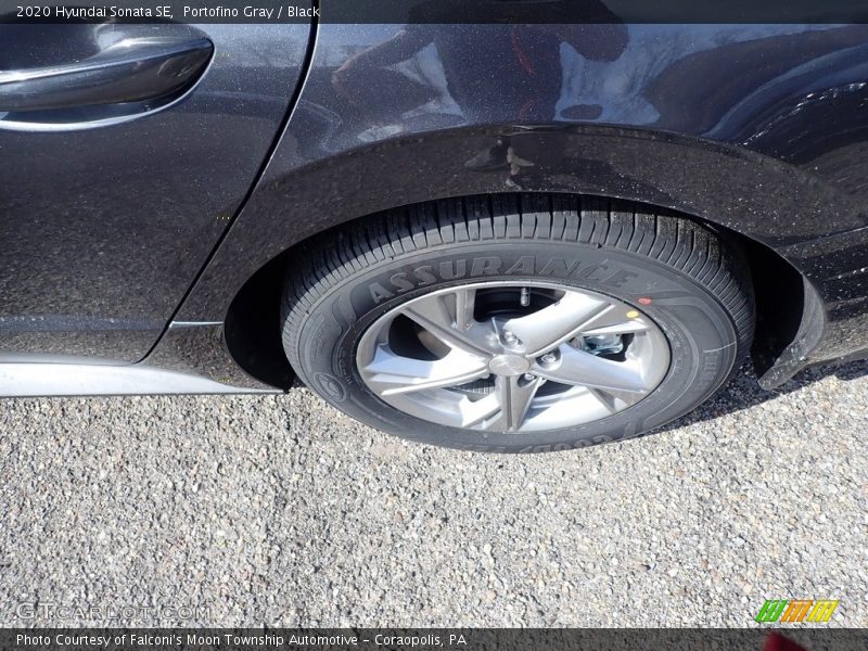 Portofino Gray / Black 2020 Hyundai Sonata SE