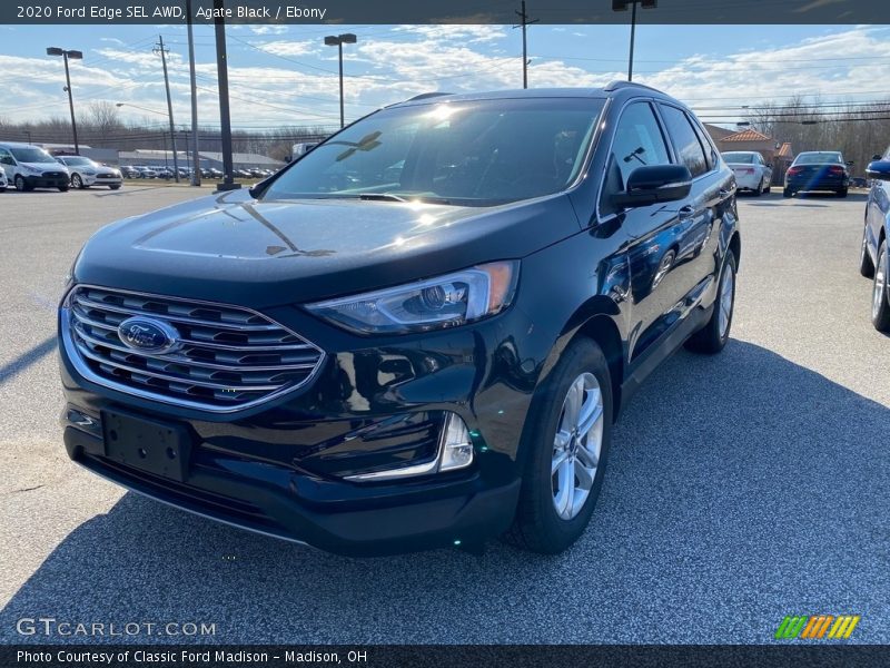 Agate Black / Ebony 2020 Ford Edge SEL AWD