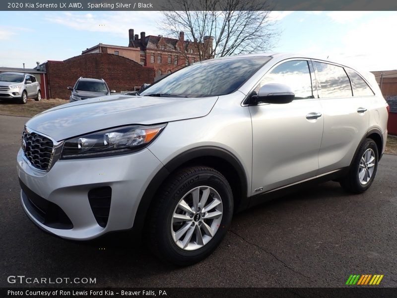 Sparkling Silver / Black 2020 Kia Sorento LX AWD
