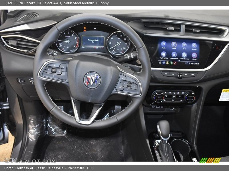 Satin Steel Metallic / Ebony 2020 Buick Encore GX Select AWD