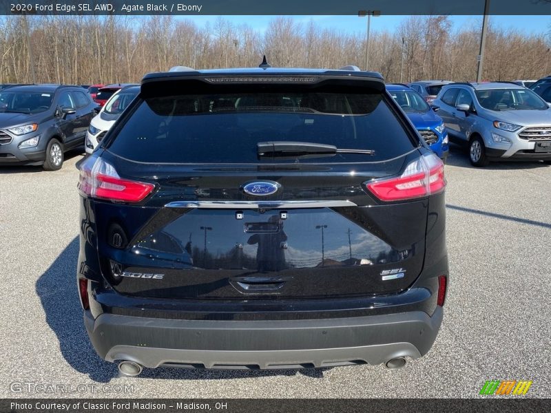 Agate Black / Ebony 2020 Ford Edge SEL AWD