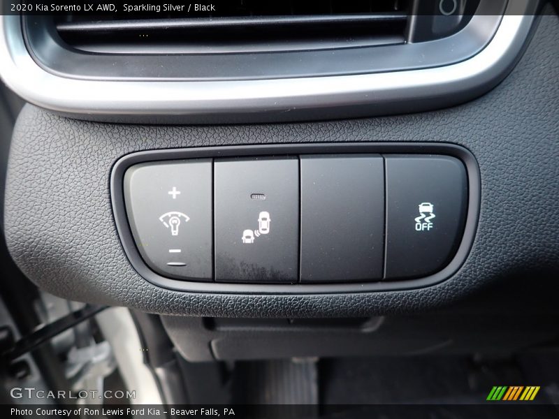 Sparkling Silver / Black 2020 Kia Sorento LX AWD
