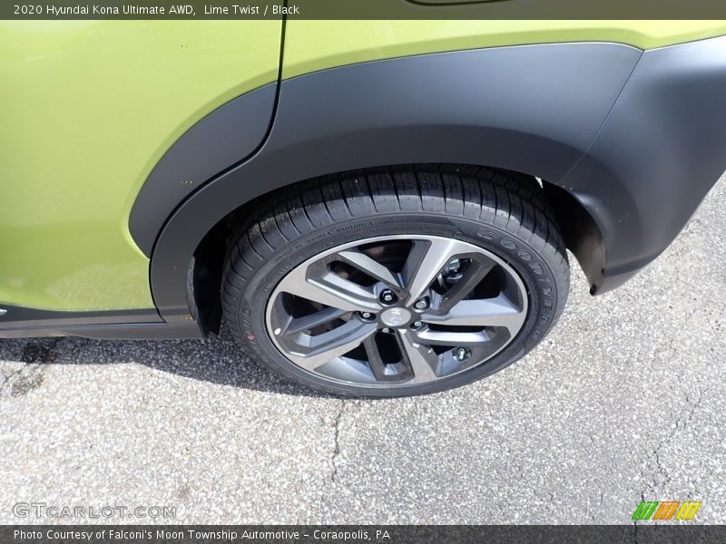 Lime Twist / Black 2020 Hyundai Kona Ultimate AWD