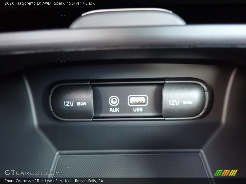 Sparkling Silver / Black 2020 Kia Sorento LX AWD