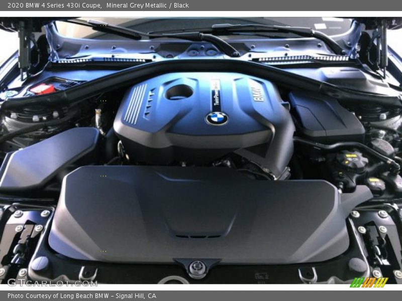 Mineral Grey Metallic / Black 2020 BMW 4 Series 430i Coupe