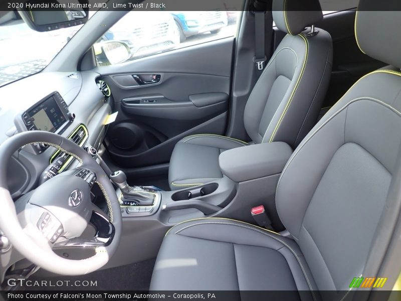 Front Seat of 2020 Kona Ultimate AWD