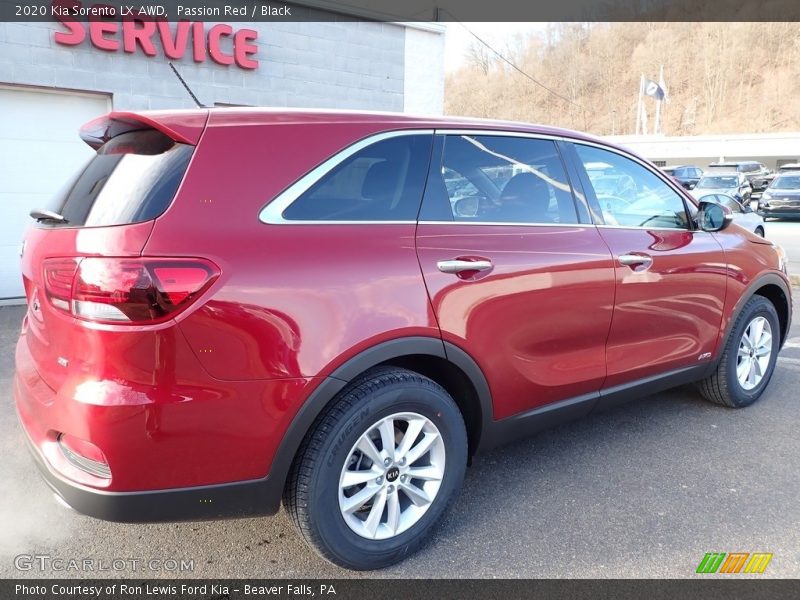 Passion Red / Black 2020 Kia Sorento LX AWD