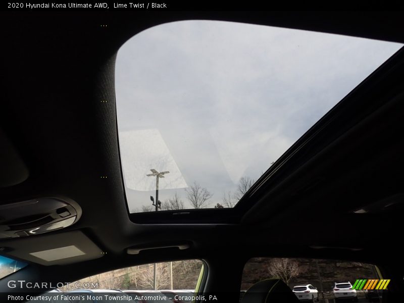 Lime Twist / Black 2020 Hyundai Kona Ultimate AWD
