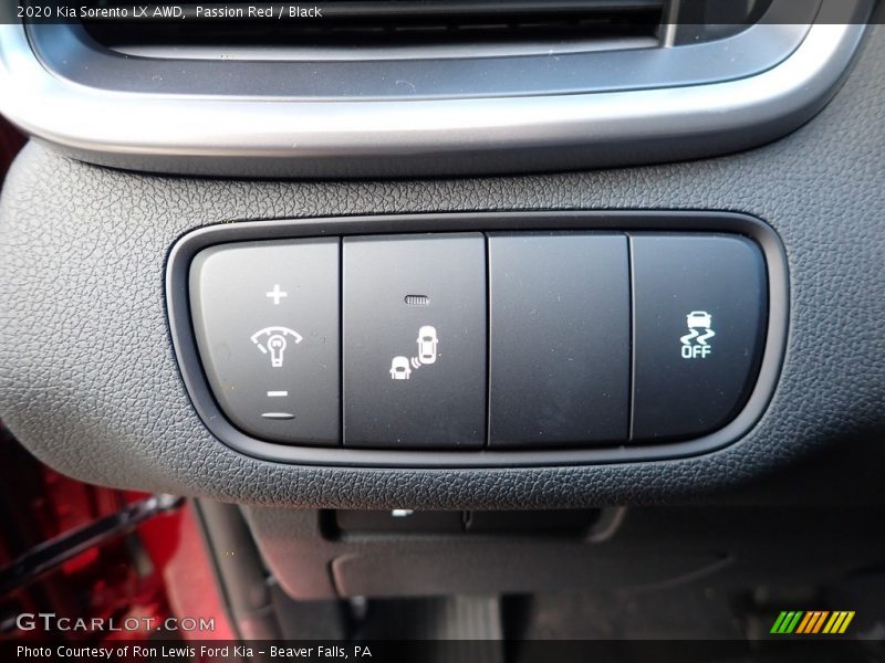 Controls of 2020 Sorento LX AWD