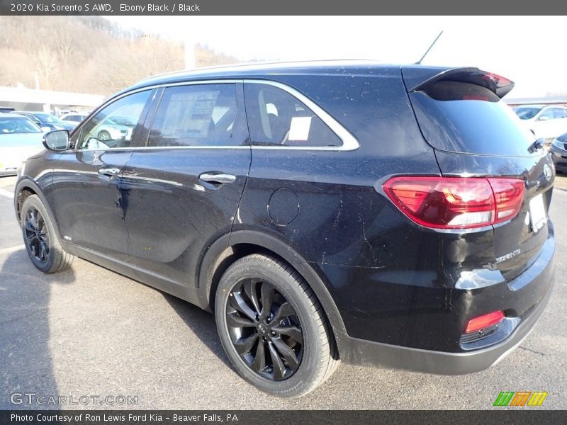 Ebony Black / Black 2020 Kia Sorento S AWD