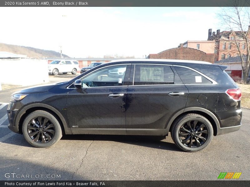 Ebony Black / Black 2020 Kia Sorento S AWD