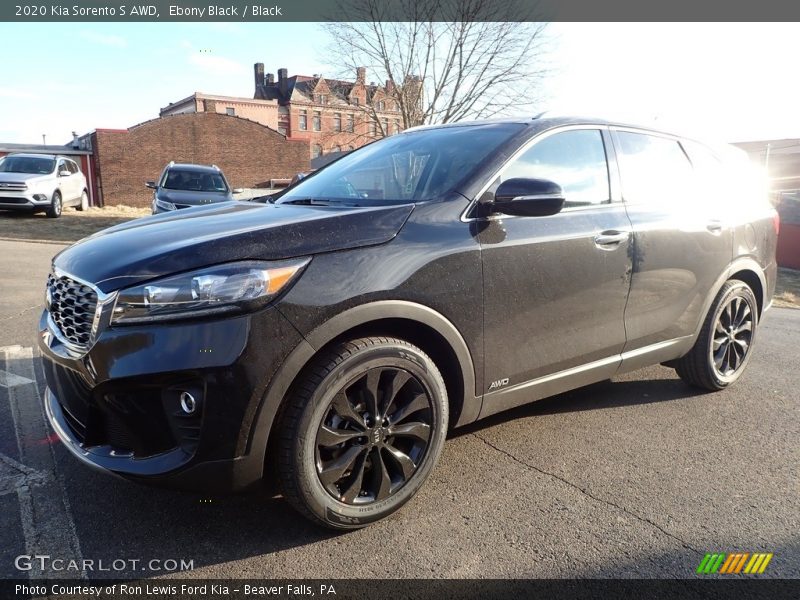 Ebony Black / Black 2020 Kia Sorento S AWD