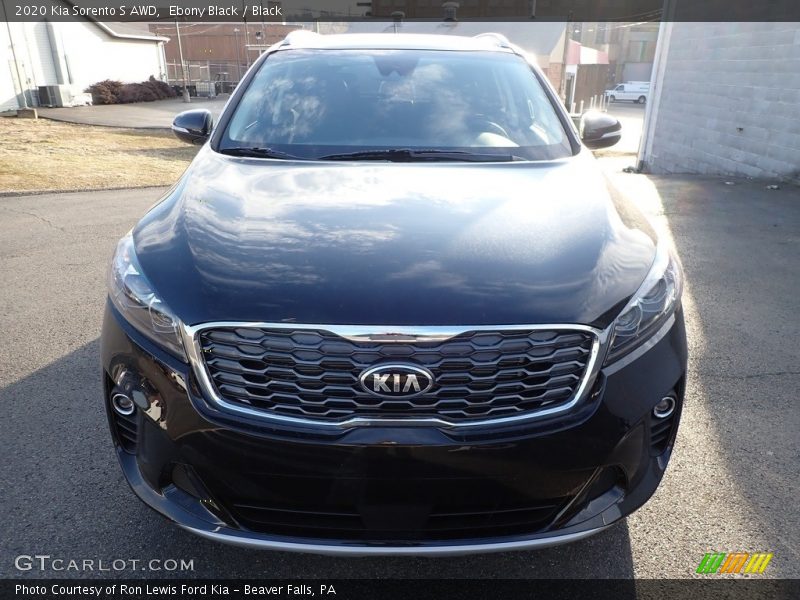Ebony Black / Black 2020 Kia Sorento S AWD