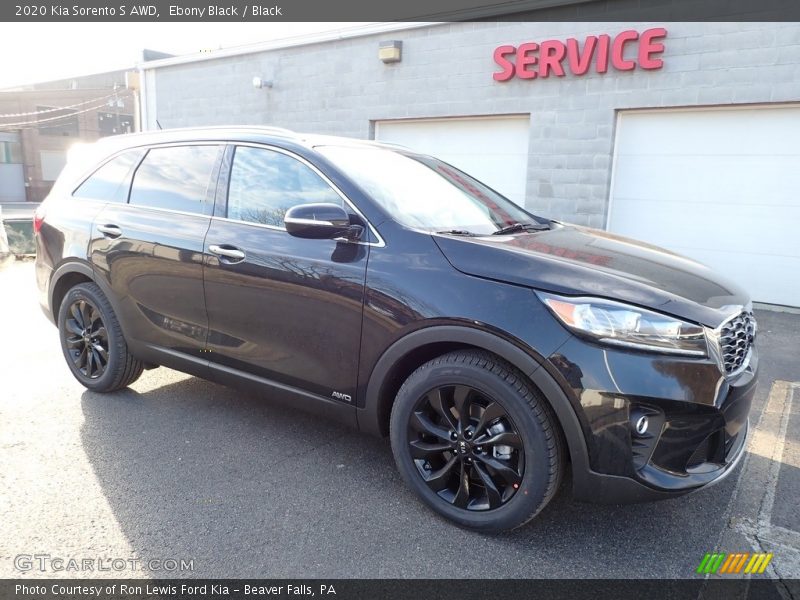 Ebony Black / Black 2020 Kia Sorento S AWD