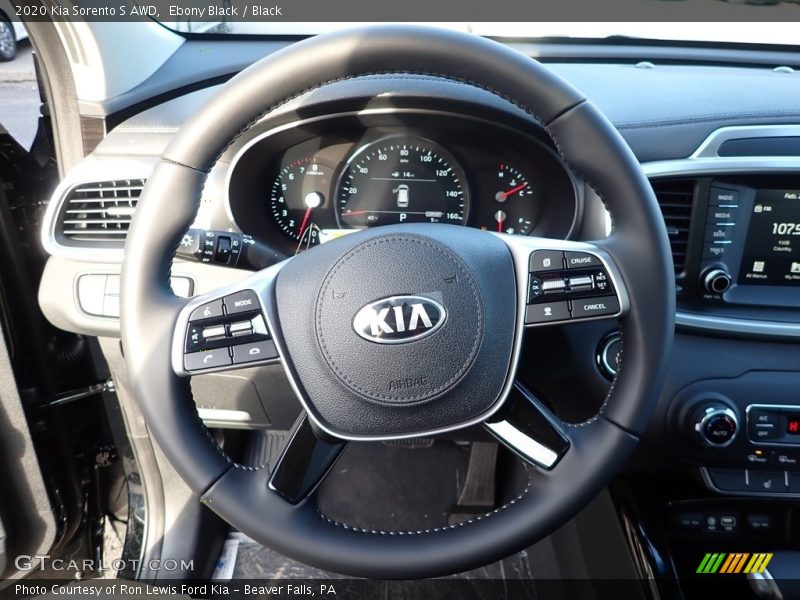 Ebony Black / Black 2020 Kia Sorento S AWD