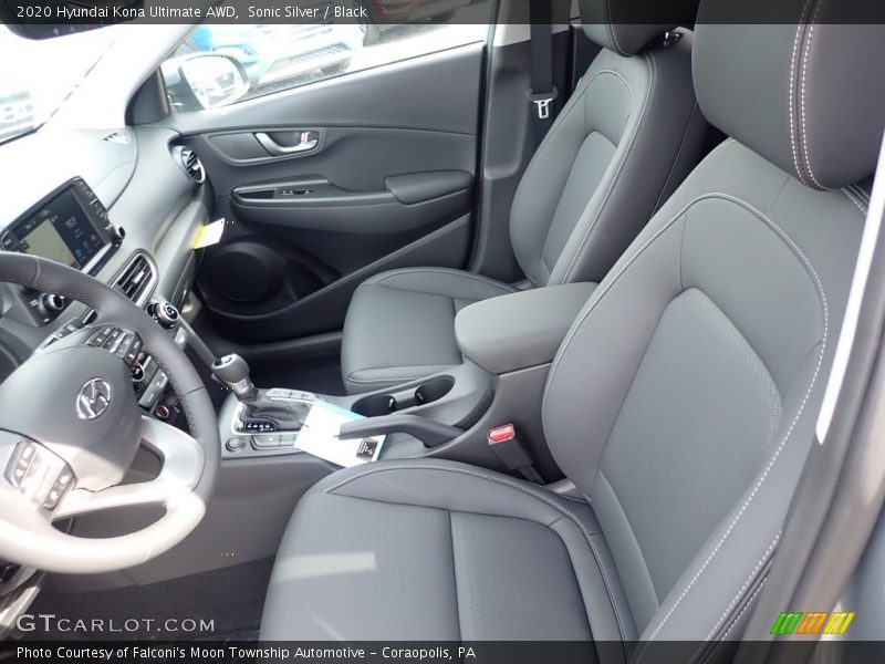Sonic Silver / Black 2020 Hyundai Kona Ultimate AWD