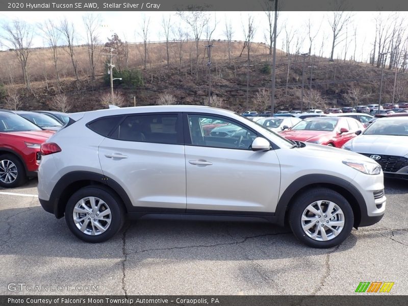 Stellar Silver / Gray 2020 Hyundai Tucson SE AWD