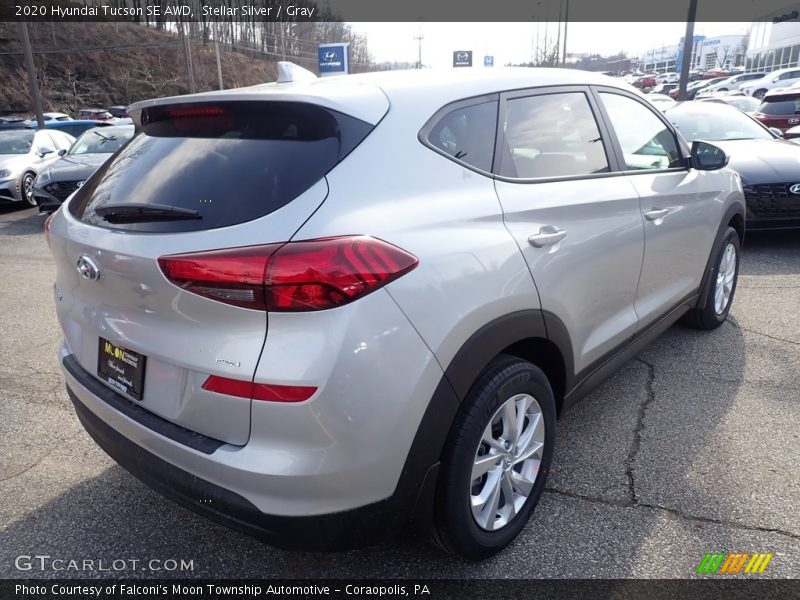 Stellar Silver / Gray 2020 Hyundai Tucson SE AWD