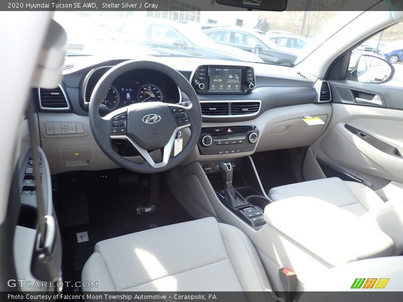 Stellar Silver / Gray 2020 Hyundai Tucson SE AWD