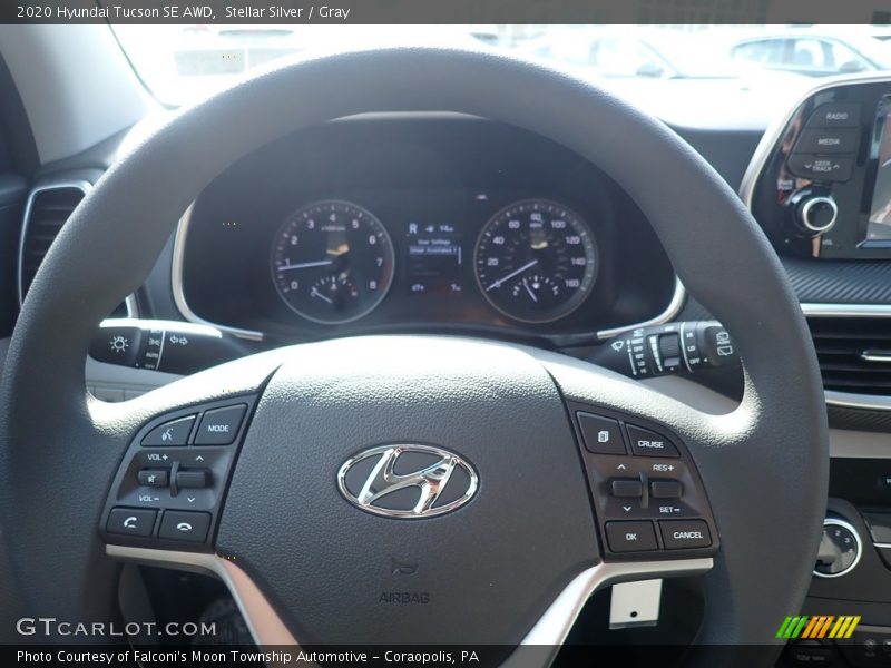 Stellar Silver / Gray 2020 Hyundai Tucson SE AWD