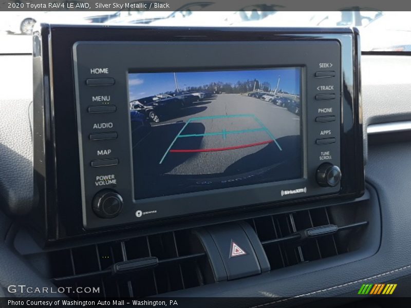 Silver Sky Metallic / Black 2020 Toyota RAV4 LE AWD