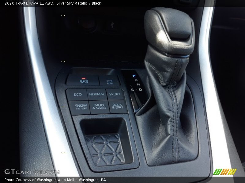 Silver Sky Metallic / Black 2020 Toyota RAV4 LE AWD