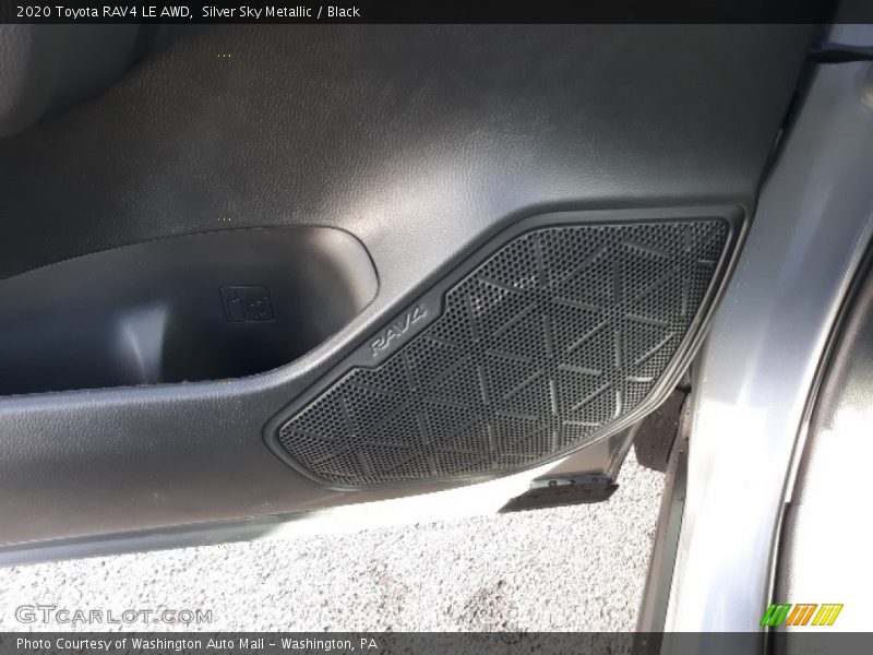 Silver Sky Metallic / Black 2020 Toyota RAV4 LE AWD