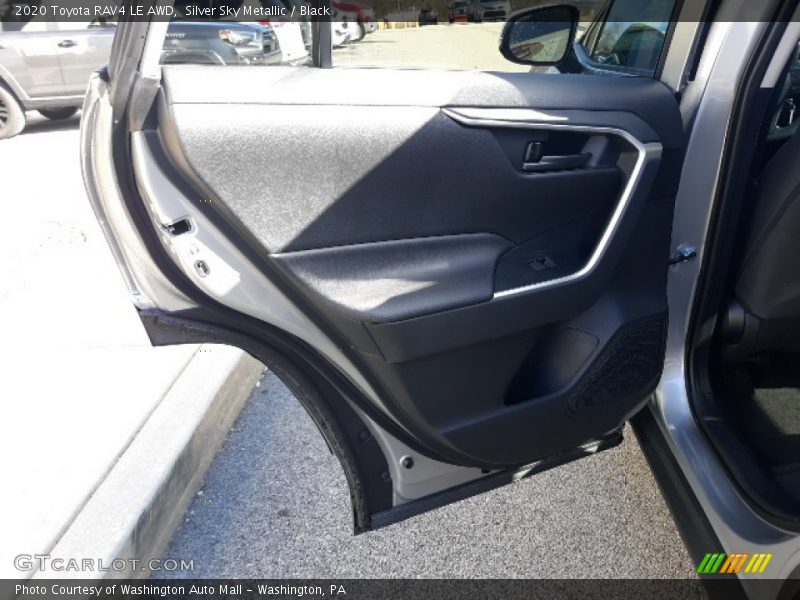 Silver Sky Metallic / Black 2020 Toyota RAV4 LE AWD