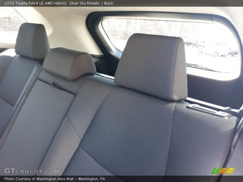 Silver Sky Metallic / Black 2020 Toyota RAV4 LE AWD Hybrid
