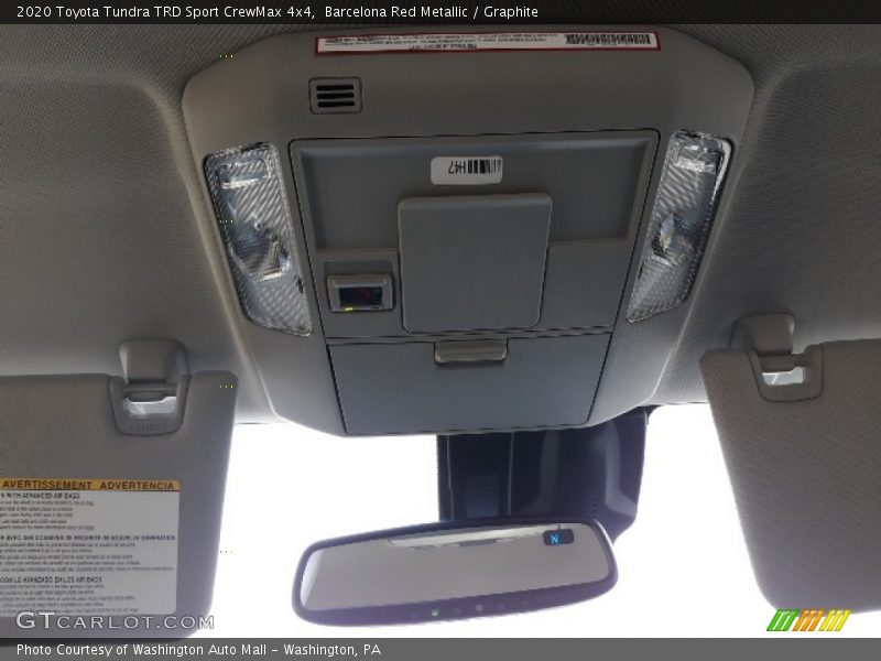 Barcelona Red Metallic / Graphite 2020 Toyota Tundra TRD Sport CrewMax 4x4