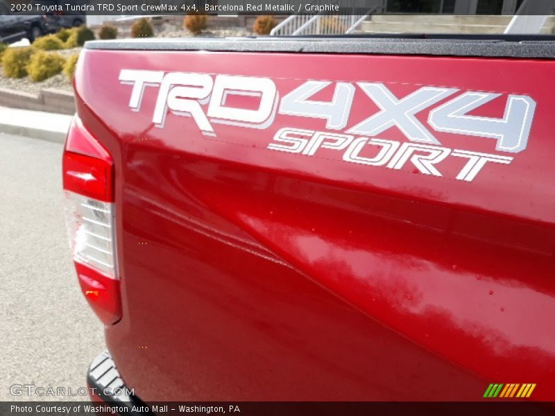 Barcelona Red Metallic / Graphite 2020 Toyota Tundra TRD Sport CrewMax 4x4