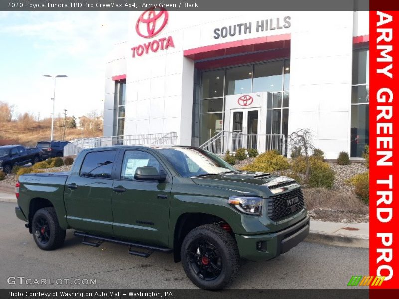 Army Green / Black 2020 Toyota Tundra TRD Pro CrewMax 4x4