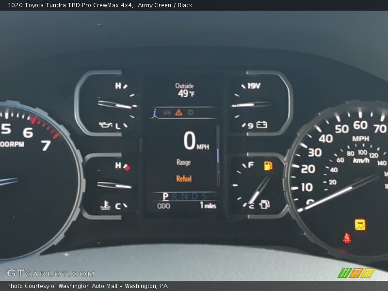  2020 Tundra TRD Pro CrewMax 4x4 TRD Pro CrewMax 4x4 Gauges
