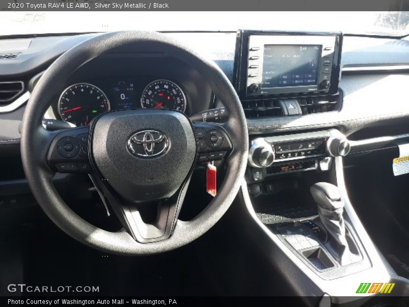 Silver Sky Metallic / Black 2020 Toyota RAV4 LE AWD