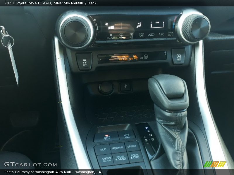 Silver Sky Metallic / Black 2020 Toyota RAV4 LE AWD