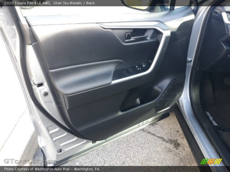 Silver Sky Metallic / Black 2020 Toyota RAV4 LE AWD