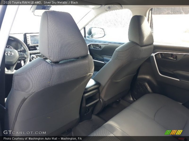 Silver Sky Metallic / Black 2020 Toyota RAV4 LE AWD