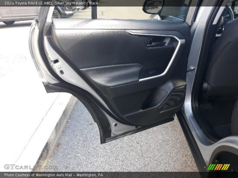 Silver Sky Metallic / Black 2020 Toyota RAV4 LE AWD