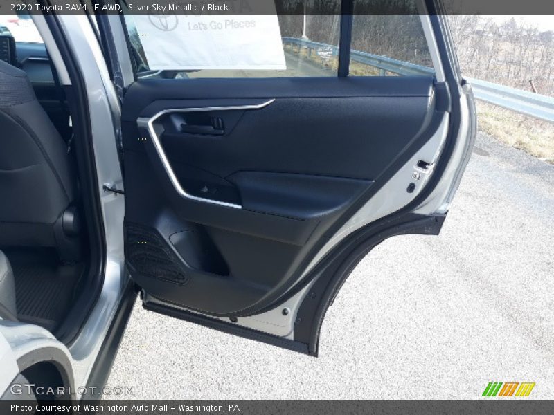 Silver Sky Metallic / Black 2020 Toyota RAV4 LE AWD