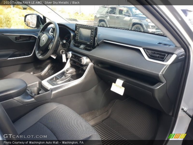 Silver Sky Metallic / Black 2020 Toyota RAV4 LE AWD