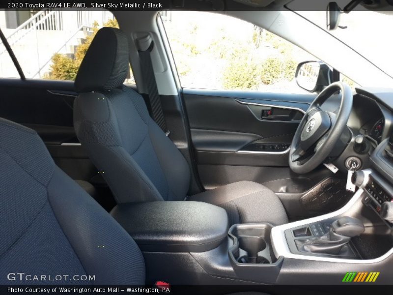 Silver Sky Metallic / Black 2020 Toyota RAV4 LE AWD
