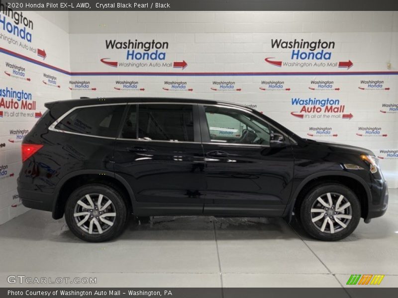 Crystal Black Pearl / Black 2020 Honda Pilot EX-L AWD