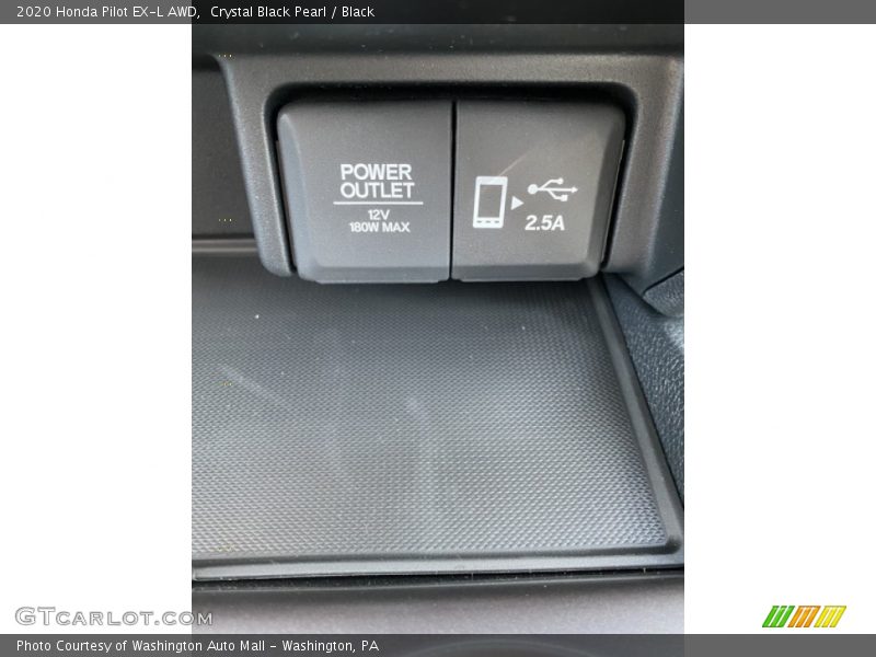 Crystal Black Pearl / Black 2020 Honda Pilot EX-L AWD