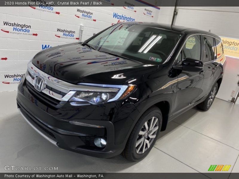Crystal Black Pearl / Black 2020 Honda Pilot EX-L AWD