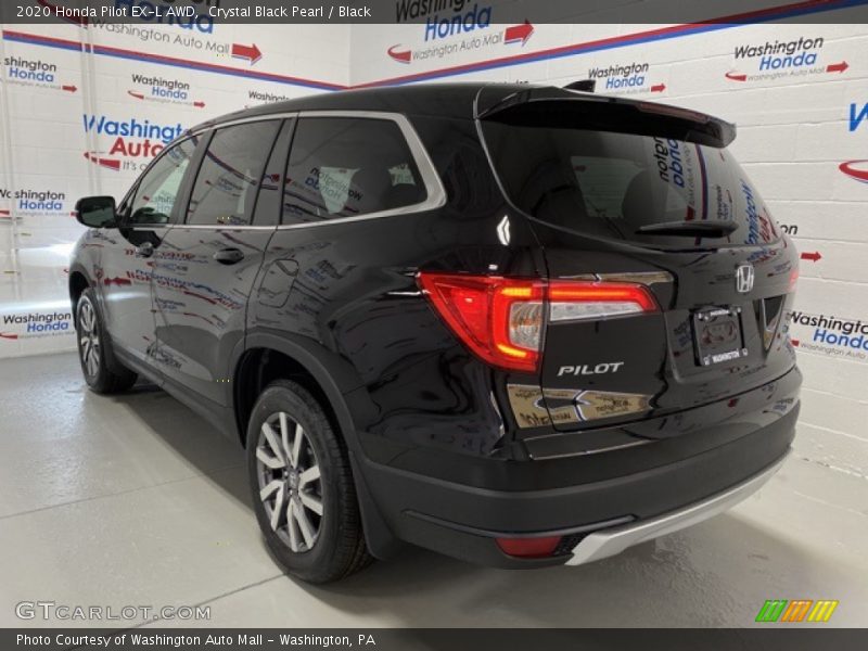 Crystal Black Pearl / Black 2020 Honda Pilot EX-L AWD