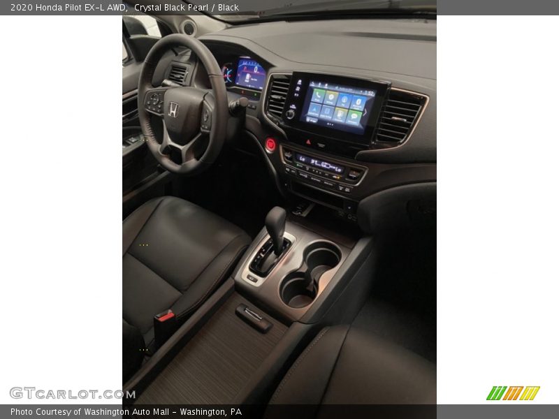 Crystal Black Pearl / Black 2020 Honda Pilot EX-L AWD