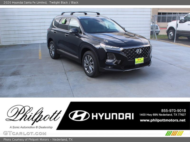 Twilight Black / Black 2020 Hyundai Santa Fe Limited